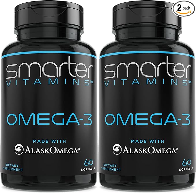 (2 Pack) Smarter Omega 3 Fish 2000mg, Potent OMEGA3, Joint