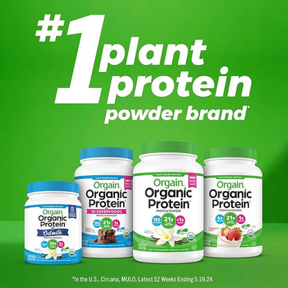 Orgain Organic Simple Vegan Protein Powder, Chocolate 20g Plant 1.25lb