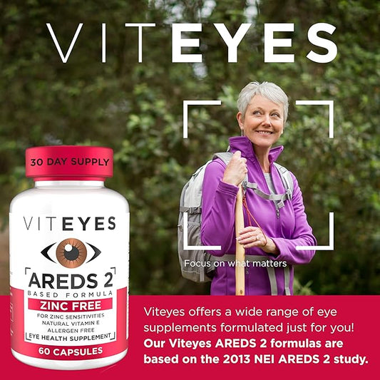 Viteyes AREDS 2 Zinc Free Macular 60 Ct