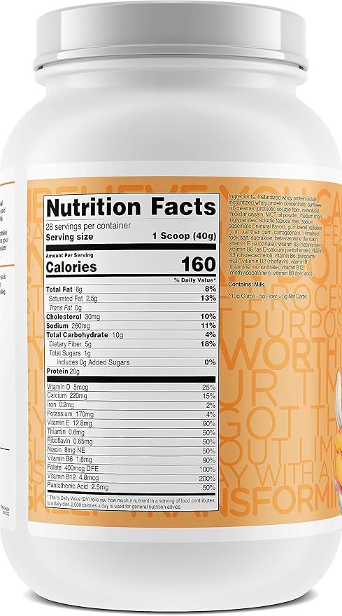 TransformHQ Meal Replacement Shake Powder 28