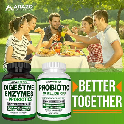 Digestive Enzymes with Probiotics 120 Pills