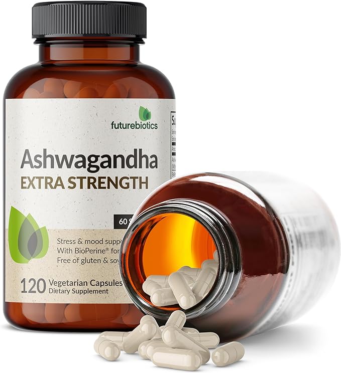 Futurebiotics Ashwagandha Extra Strength Stress & 120 Vegetarian