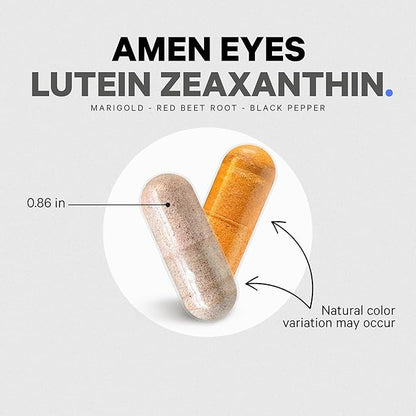 Amen Eyes Lutein Zeaxanthin Supplement 3-Month Supply 90 Capsules
