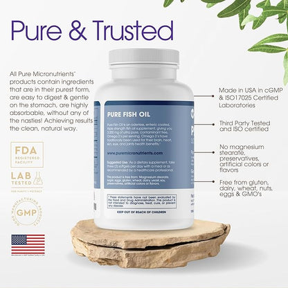 Pure Micronutrients - Omega 3 Fish 3000mg, Triple 120 Softgels