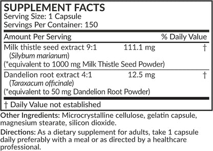 Futurebiotics Milk Thistle Silymarin Marianum & 150 Capsules