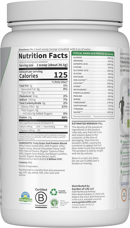 Garden of Life Sport Whey Protein 24g Protein, 20 Servings