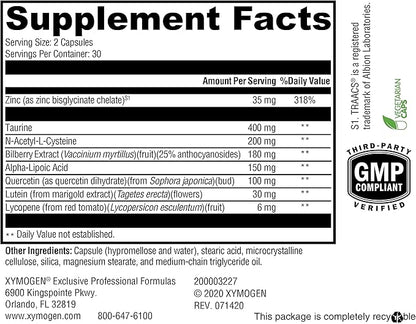 XYMOGEN I-Sight - Supports Healthy Eye (60 Capsules)