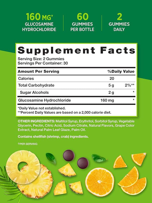 Nature's Truth Glucosamine Gummies 60 Count