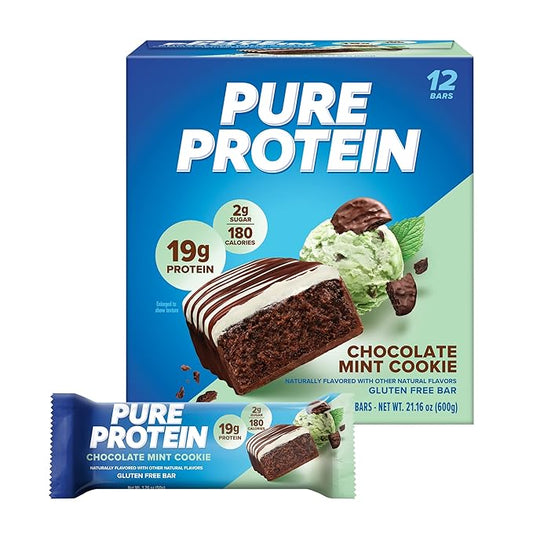 Pure Protein Bars, High Protein, Nutritious Cookie,1.76oz, 12 12 Count