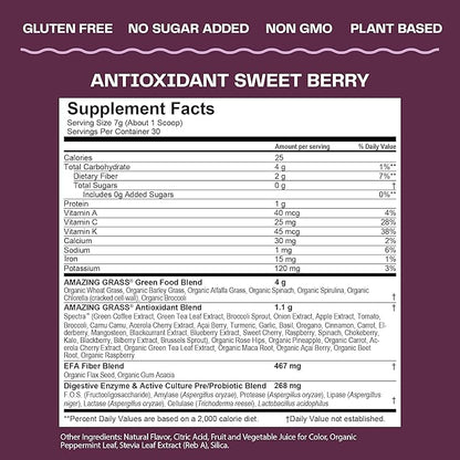 Amazing Grass Greens Superfood Antioxidant: Greens 100 Servings