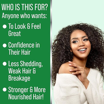 Saw Palmetto Serum for Hair Growth: Rosemary, Peppermint, Pumpkin Seed Oils. Vegan Thickening, Moisturizing, Strengthening Treatment for Women, Men - Weak, Dry, Frizzy Hair - 1oz