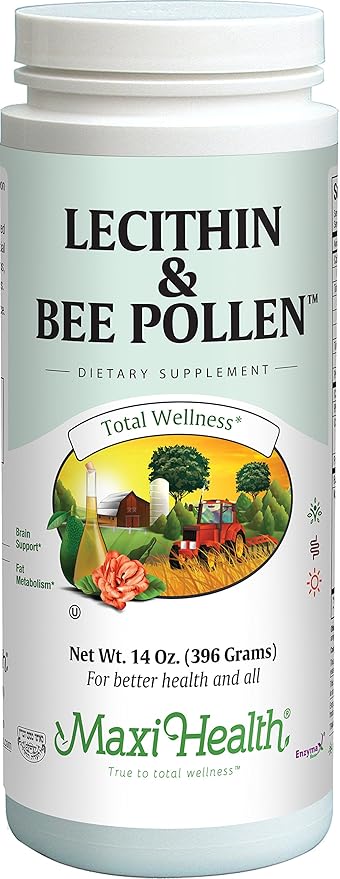 Maxi Health Lecithin & Bee Pollen 14 Oz