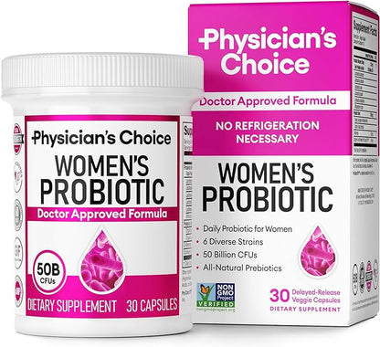 Physician's Choice Probiotics for Women 50 Billion 6 Unique 30 CT