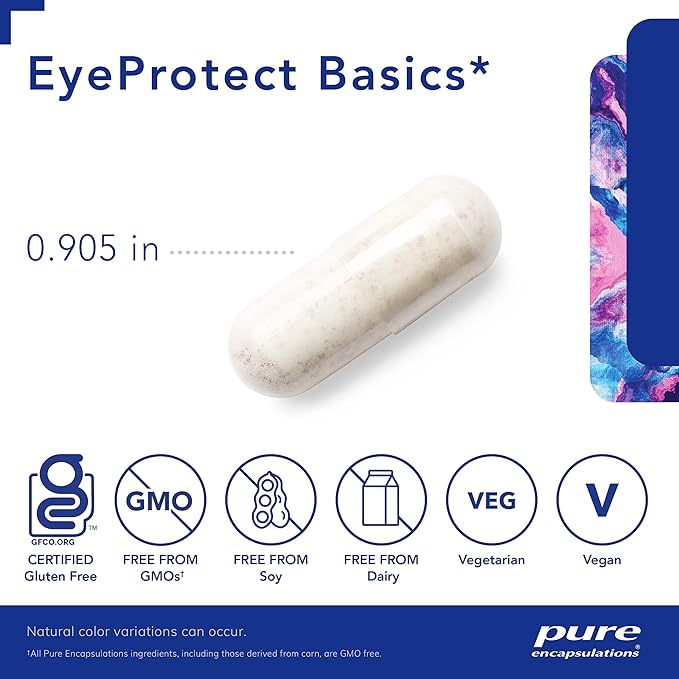Pure Encapsulations EyeProtect Basics Without Zinc 60 Capsules