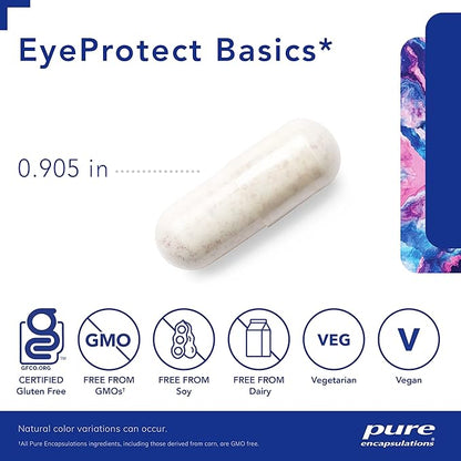 Pure Encapsulations EyeProtect Basics Without Zinc 60 Capsules