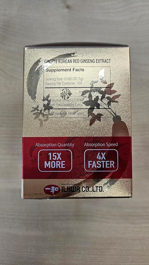 ILHWA Pure Concentrated Red Ginseng Extract (3.53oz, Pack 3)