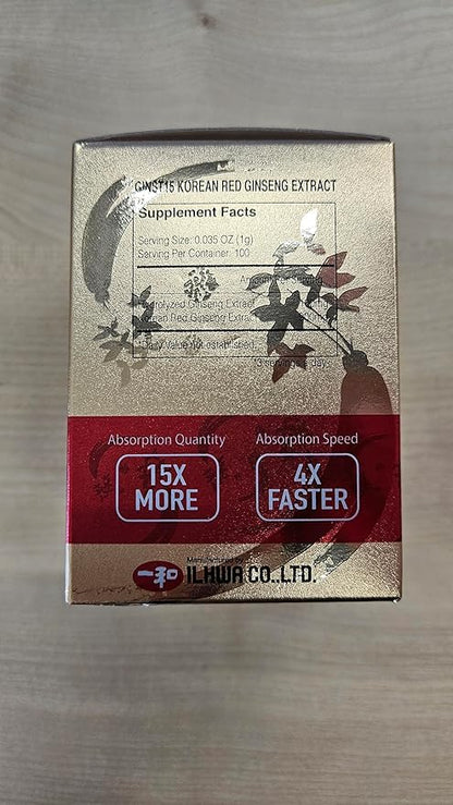 ILHWA Pure Concentrated Red Ginseng Extract (3.53oz, Pack 3)
