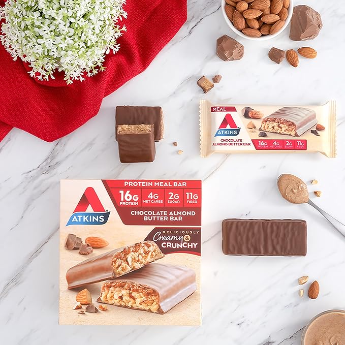 Atkins Chocolate Almond Butter Protein Meal 5 Count