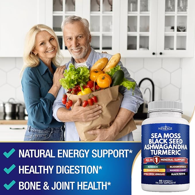 NEW AGE Sea Moss Black Seed