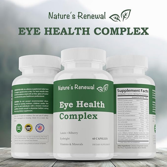 Nature's Renewal Eye Health Complex Supplement 60 Capsules