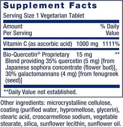 Life Extension Vitamin C and Bio-Quercetin®, 60 tablets