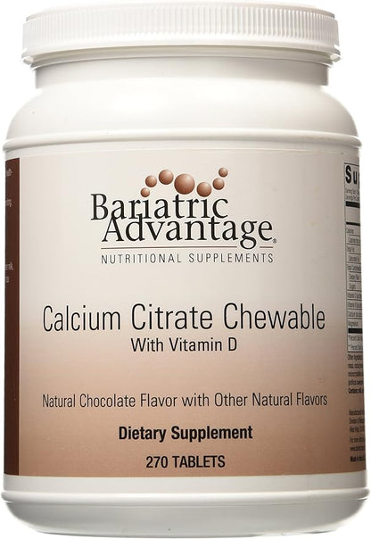 Bariatric Advantage Calcium Citrate Chewable 500 mg 270 Count