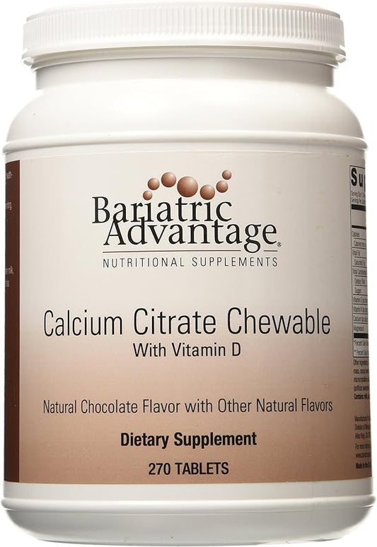 Bariatric Advantage Calcium Citrate Chewable 500 mg 270 Count