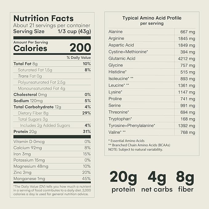 Mikuna Vegan Protein Powder (Vanilla, 21 Servings)