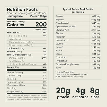 Mikuna Vegan Protein Powder (Vanilla, 21 Servings)
