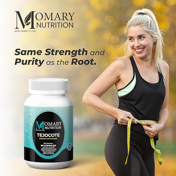Tejocote Root Herbal Dietary Supplement, Spirulina Algae Powder, Nopal Prickly Pear Cactus Powder, Natural and Healthy Detox and Weight Loss Support, Ultra High Purity, 3rd Party Tested, 90 Capsules
