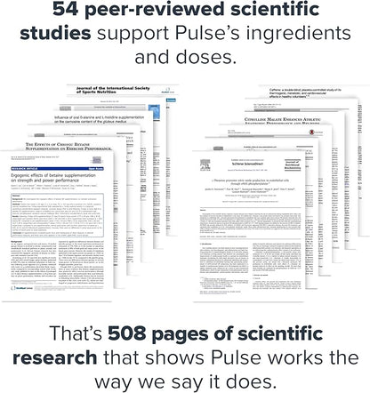 LEGION Pulse Pre Workout Supplement - All Natural Nitric Oxide Preworkout Drink to Boost Energy, Creatine Free, Naturally Sweetened, Beta Alanine, Citrulline, Alpha GPC (Caffeine Free Green Apple)