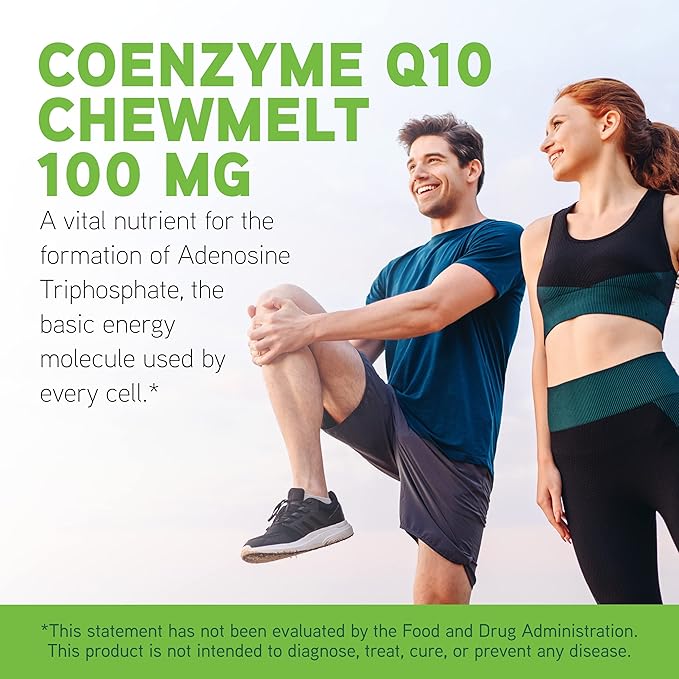 DAVINCI Labs Coenzyme Q10 Chewmelt 100mg CoQ10* - 60 Chewable