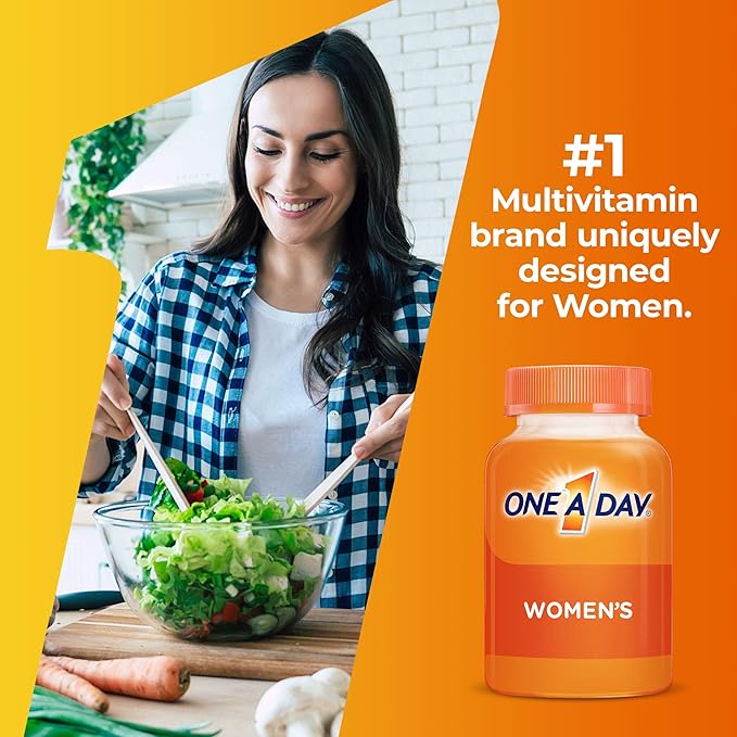 One A Day Women’s Multivitamin, Supplement B12, Biotin, 250 count