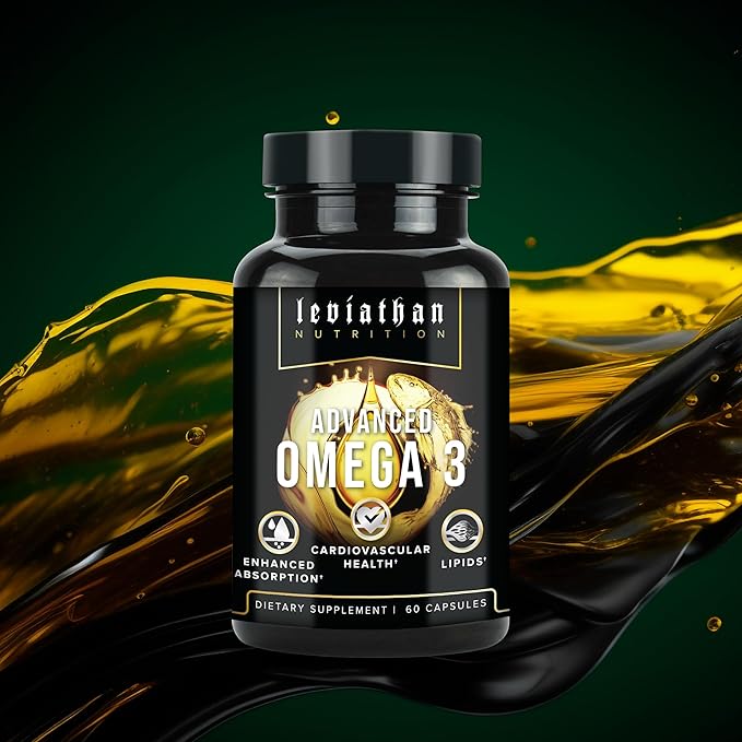 Leviathan Fish Oil Omega 3 Capsules 3 Fish