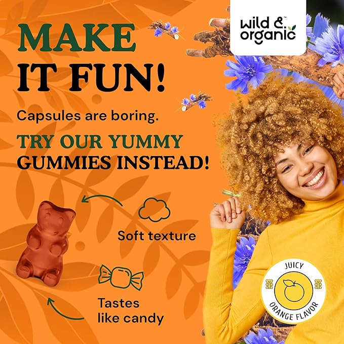 Inulin Fiber Gummies 4000mg 60 Prebiotic
