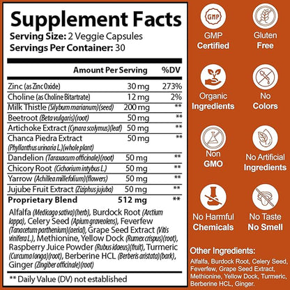 Liver Cleanse Detox & Repair 60 Pills