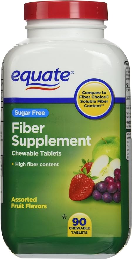 Equate - Fiber Supplement, 90 Chewable