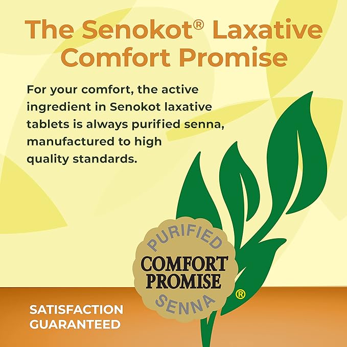 Senokot Extra Strength, 12 Tablets, Natural