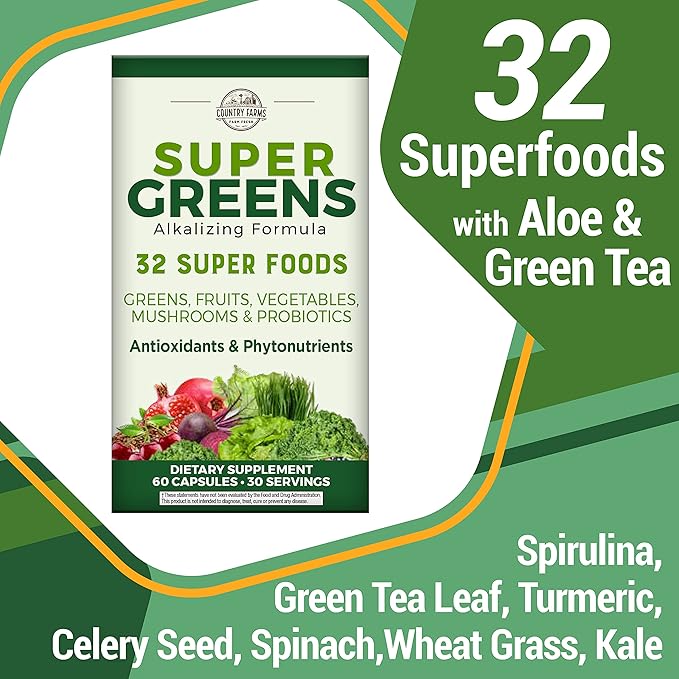 COUNTRY FARMS Super Greens Fruit Vegetable