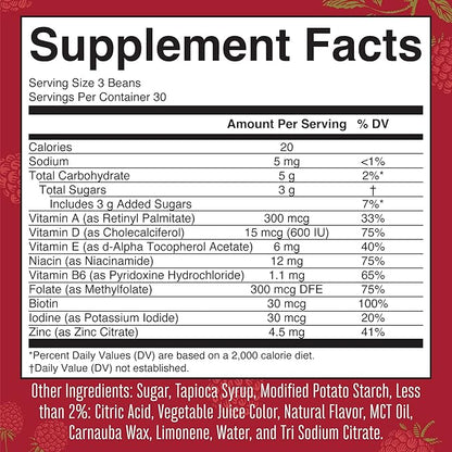 MaryRuth Organics Multivitamin Multimineral Vita-Beans 14+ | 90 Count