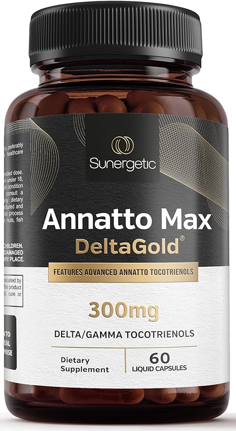 Sunergetic Premium Annatto Tocotrienol Supplement – 300 mg (60 Liquid