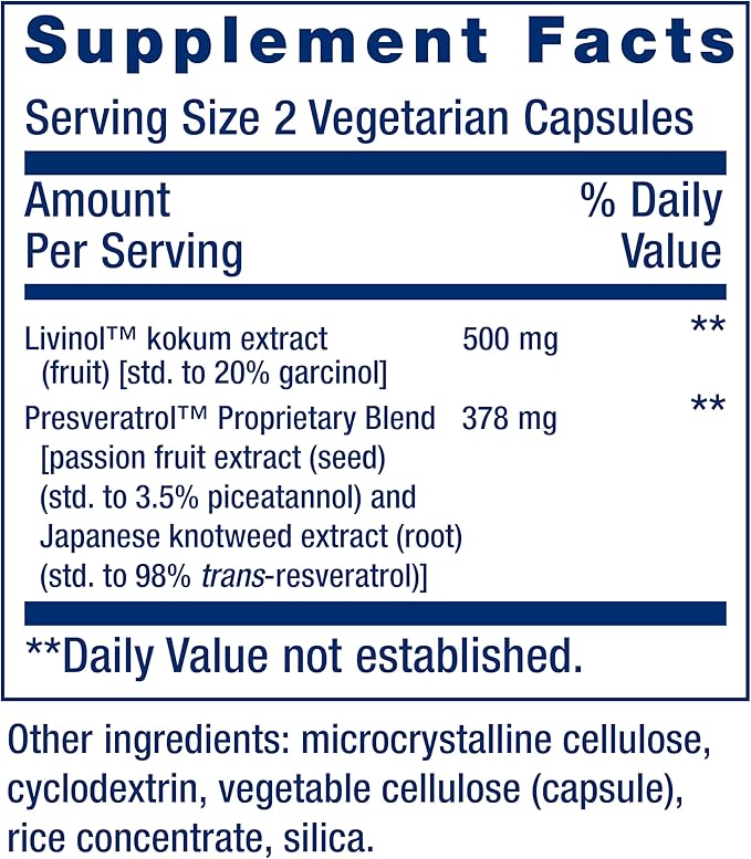 Life Extension GEROPROTECT® Stem Cell, Promotes Healthy Cellular Renewal, kokum Extract, Passion Fruit Extract, Trans-resveratrol, Gluten Free, Non-GMO, Vegetarian, 60 Capsules