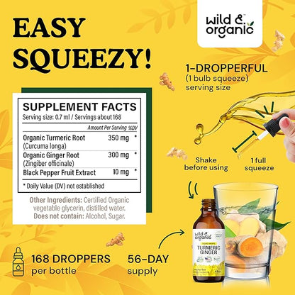 Turmeric Ginger Liquid Supplement 4 fl