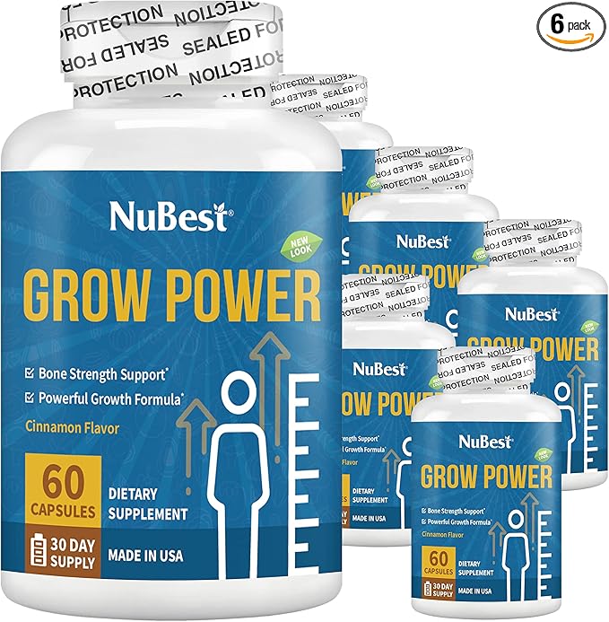 Grow Power Height Growth (10+) & D3, Phosphorus, 6 Pack