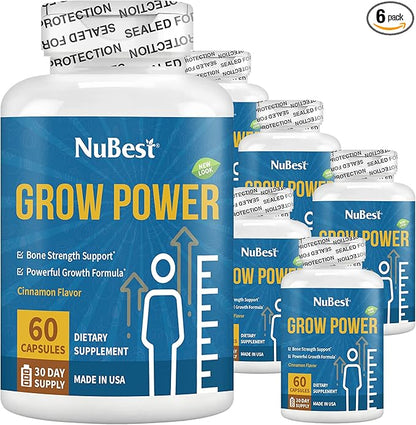 Grow Power Height Growth (10+) & D3, Phosphorus, 6 Pack