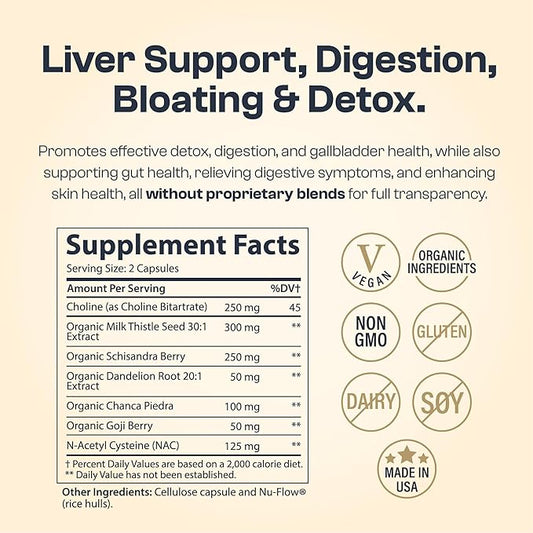 My Vida Origins Liver Detox 120 Capsules