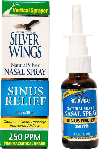 Natural Path Silver Wings Sinus Relief 250ppm - 1oz