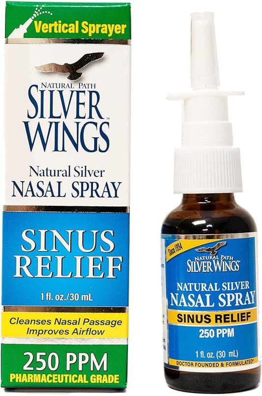 Natural Path Silver Wings Sinus Relief 250ppm - 1oz