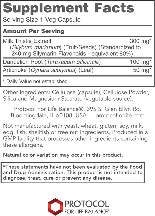 Protocol Milk Thistle Extract 300mg 90 Veg