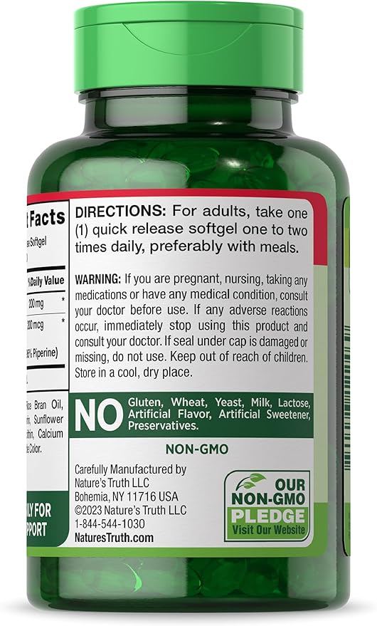 CoQ10 200mg | 120 Softgels |